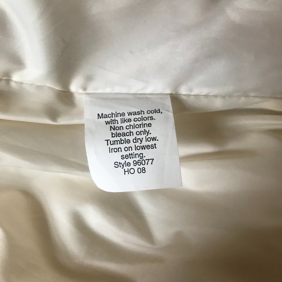 J. Crew Creamy White Quilted Down Zip + Snap Puffer Vest, Size S - Picture 5 of 13